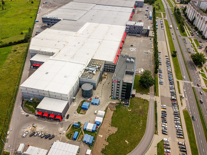 LOGISTICS CENTER IN THE VILLAGE OF DUBOVLYANY